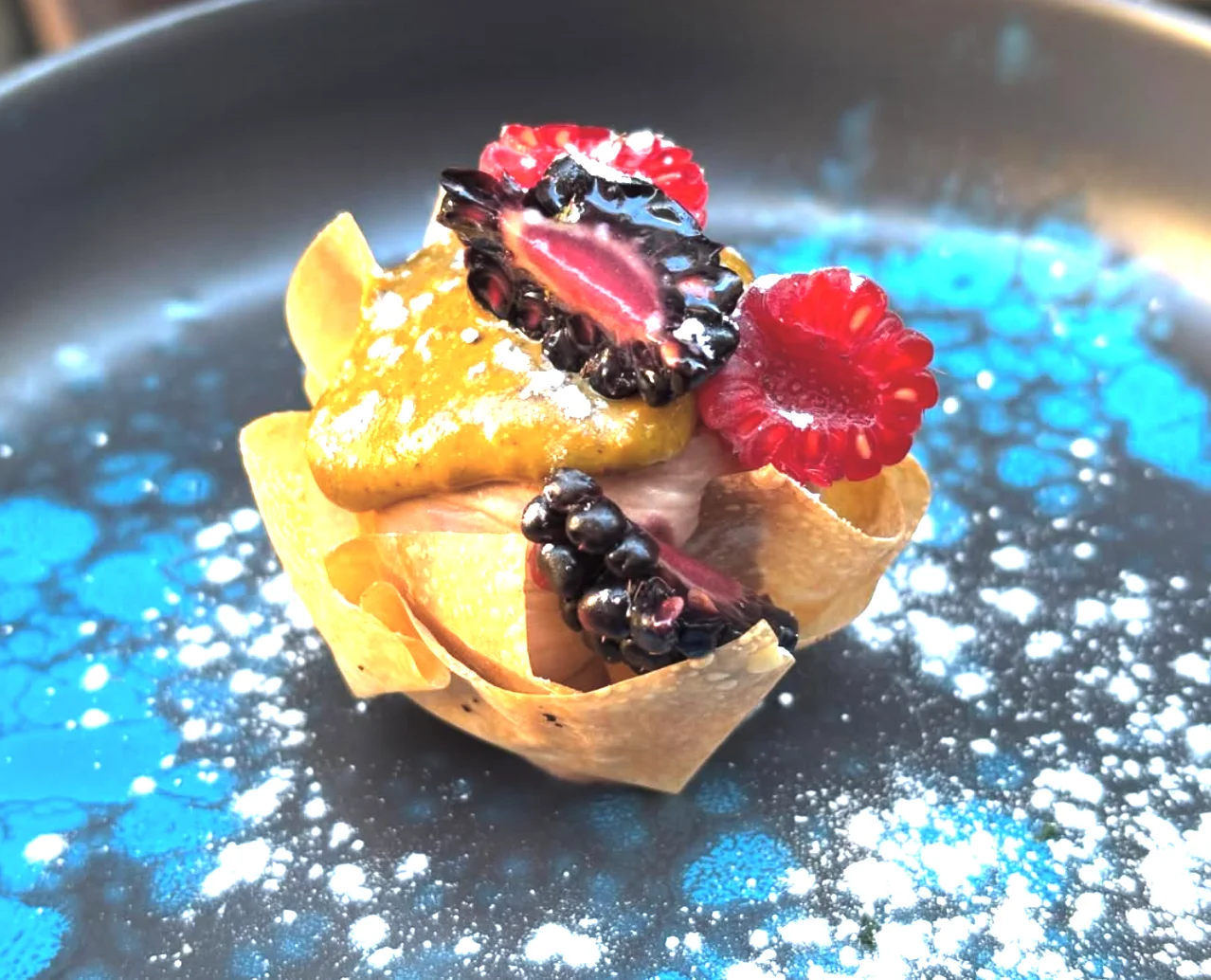 Filo Berry Dessert